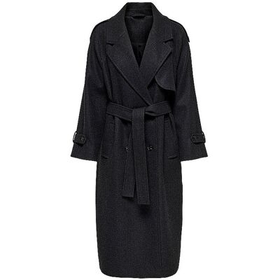 Only Cappotto effetto lana ONLDEAR-TRILLION grigio L Only Cappotto effetto lana ONLDEAR-TRILLION grigio L