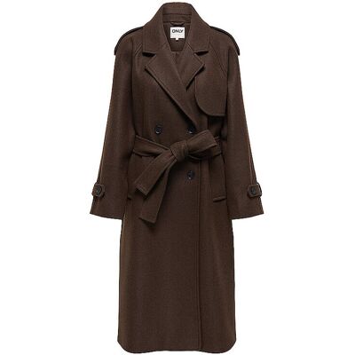 Only Cappotto effetto lana ONLDEAR-TRILLION marrone XL Only Cappotto effetto lana ONLDEAR-TRILLION marrone XL