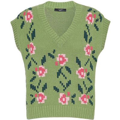 Max Mara Gilet WKDALAMARO verde M Max Mara Gilet WKDALAMARO verde M