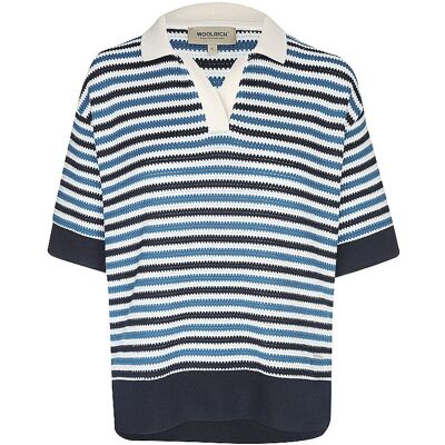 Woolrich Poloshirt blu S Woolrich Poloshirt blu S