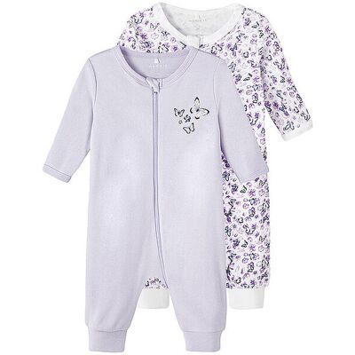 Name It Tutina da notte per neonato, confezione da 2 PURPLE FLOWER viola 98 Name It Tutina da notte per neonato, confezione da 2 PURPLE FLOWER viola 98