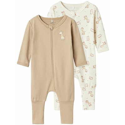 Name It Pigiama da neonato NBNNIGHTSUIT confezione da 2 crema 56 Name It Pigiama da neonato NBNNIGHTSUIT confezione da 2 crema 56