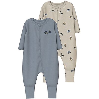 Name It Tutina da notte per neonato, confezione da 2 NBMNIGHTSUIT beige 56 Name It Tutina da notte per neonato, confezione da 2 NBMNIGHTSUIT beige 56