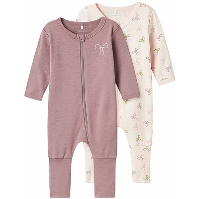 Name It Tutina da notte per neonato, confezione da 2 NBMNIGHTSUIT rosa 62 Name It Tutina da notte per neonato, confezione da 2 NBMNIGHTSUIT rosa 62