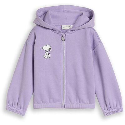 Tom Tailor Felpa con cappuccio da bambina viola 104-110 Tom Tailor Felpa con cappuccio da bambina viola 104-110