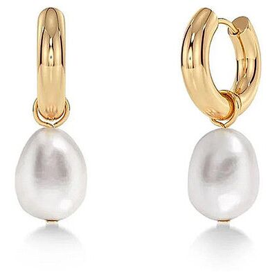 Edblad Orecchini PERLA HOOPS Large Gold oro Edblad Orecchini PERLA HOOPS Large Gold oro