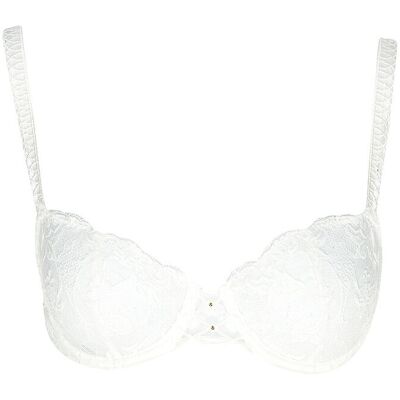 Aubade Reggiseno con ferretto KISS OF LOVE opale bianco 85C Aubade Reggiseno con ferretto KISS OF LOVE opale bianco 85C