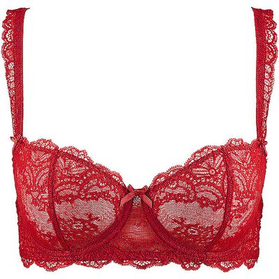 Aubade Reggiseno a balconcino DANSE DES SENS rosso irresistibile rosso 80B Aubade Reggiseno a balconcino DANSE DES SENS rosso irresistibile rosso 80B
