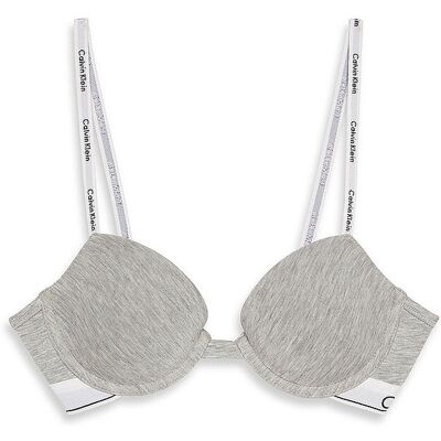 Calvin Klein Reggiseno push-up grigio grigio chiaro 36B Calvin Klein Reggiseno push-up grigio grigio chiaro 36B