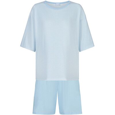Mey Pigiama SIMPLE STRIPES alice blue azzurro 42 Mey Pigiama SIMPLE STRIPES alice blue azzurro 42