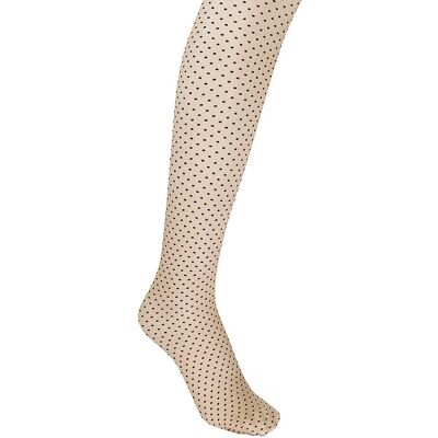 Wolford Collant funzionali CONTROL DOTS 20 fairly light / black beige M Wolford Collant funzionali CONTROL DOTS 20 fairly light / black beige M