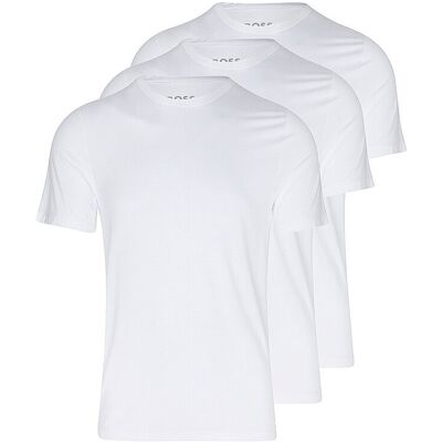 Boss T-shirt confezione da 3 bianco bianco M Boss T-shirt confezione da 3 bianco bianco M