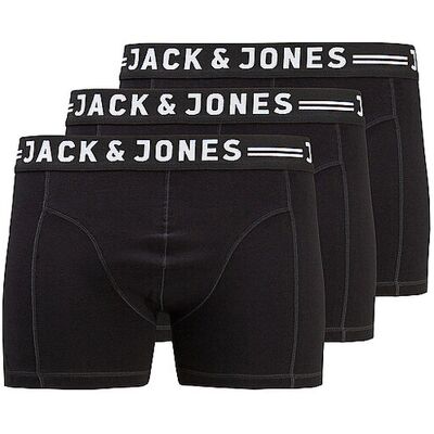 Jack & Jones Pants Pacco da 3 Sense nero L Jack & Jones Pants Pacco da 3 Sense nero L