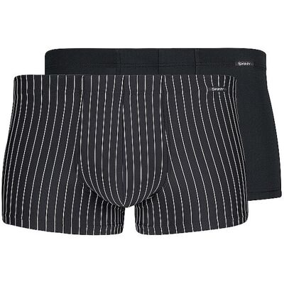 Skiny Pants confezione da 2 MICRO MULTIPACK selezione blackstripe nero XXL Skiny Pants confezione da 2 MICRO MULTIPACK selezione blackstripe nero XXL