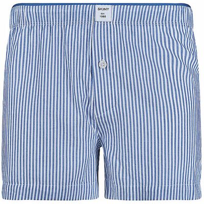 Skiny Boxershorts BOXERSENSATION blue microstripes blu XXL Skiny Boxershorts BOXERSENSATION blue microstripes blu XXL