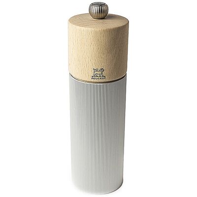 Peugeot Macinapepe 18cm LINE Alluminio / Faggio - Naturale beige Peugeot Macinapepe 18cm LINE Alluminio / Faggio - Naturale beige
