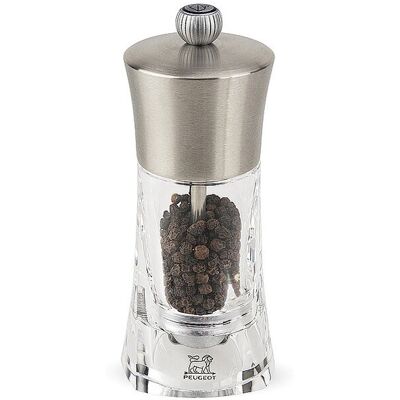 Peugeot Macinapepe Ouessant 14 cm (acrilico/acciaio inossidabile) argento Peugeot Macinapepe Ouessant 14 cm (acrilico/acciaio inossidabile) argento