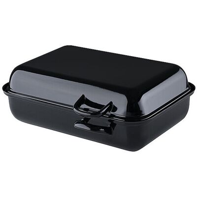 Riess Griglia Doppia Smaltata Compact 37x22cm Nero - Pentole Riess Griglia Doppia Smaltata Compact 37x22cm Nero - Pentole