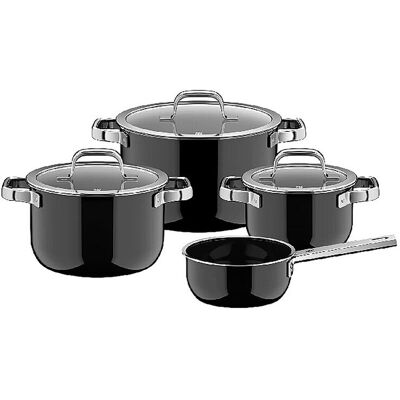 Wmf Set di pentole 4 pz. FUSIONTEC MINERLA PRO Black nero Wmf Set di pentole 4 pz. FUSIONTEC MINERLA PRO Black nero