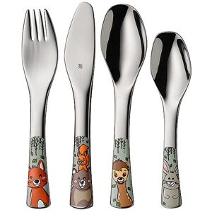 Wmf Set di posate per bambini 4 pz. WALDFREUNDE Cromarg.Bunt argento Wmf Set di posate per bambini 4 pz. WALDFREUNDE Cromarg.Bunt argento