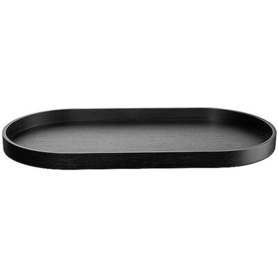 Asa Selection Vassoio in legno ovale 44x22,5cm Quercia Nero nero Asa Selection Vassoio in legno ovale 44x22,5cm Quercia Nero nero