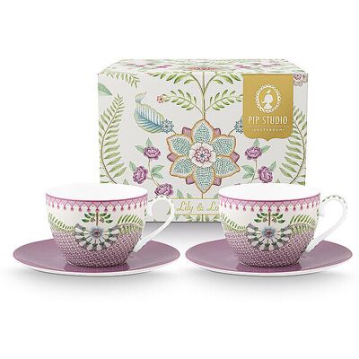 Set di 2 tazze da tè Pip Studio Lily & Lotus Set di 2 tazze da tè Pip Studio Lily & Lotus
