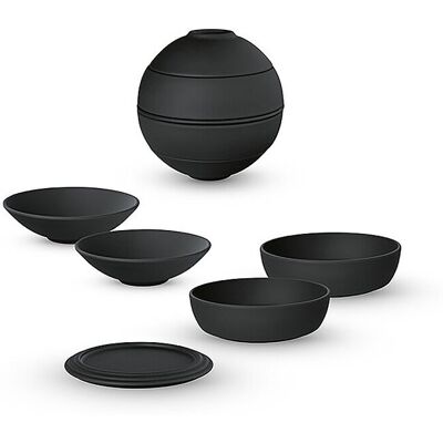 Villeroy & Boch La Petite Boule BLACK ICONIC 5 pz nero Villeroy & Boch La Petite Boule BLACK ICONIC 5 pz nero