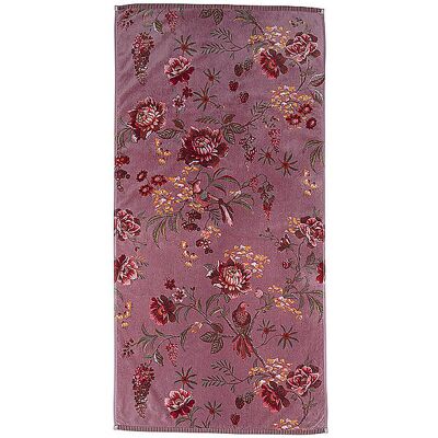 Studio Telo doccia 70x140cm SECRET GARDEN Mauve bacca Studio Telo doccia 70x140cm SECRET GARDEN Mauve bacca