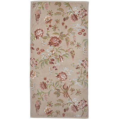 Pip Studio Khaki Hellbraun 70x140cm Asciugamano Fiorito - Accessori Bagno Pip Studio Khaki Hellbraun 70x140cm Asciugamano Fiorito - Accessori Bagno