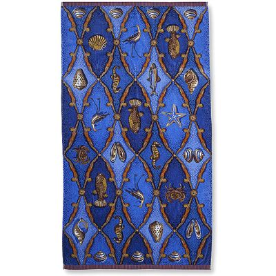 Studio Velour - Telo mare LITTLE SEA 100x180cm Blu blu Studio Velour - Telo mare LITTLE SEA 100x180cm Blu blu
