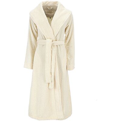 Vossen Accappatoio da donna GOLDEN CENTURY Chamois crema XL Vossen Accappatoio da donna GOLDEN CENTURY Chamois crema XL