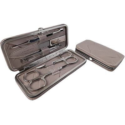 Hammann Set manicure in pelle (Tortora, 5 pezzi) Hammann Set manicure in pelle (Tortora, 5 pezzi)