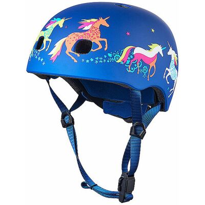 Micro Casco da scooter per bambini Unicorno blu 48-53CM Micro Casco da scooter per bambini Unicorno blu 48-53CM