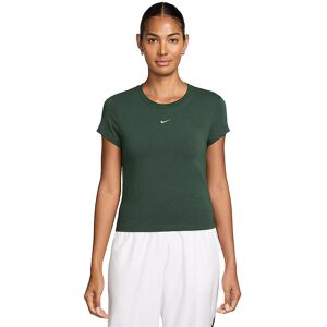 Nike T-shirt da donna Sportswear Chill Knit verde scuro L Nike T-shirt da donna Sportswear Chill Knit verde scuro L