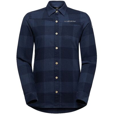 La Sportiva Camicia da arrampicata da donna Rambler Flannel blu L La Sportiva Camicia da arrampicata da donna Rambler Flannel blu L