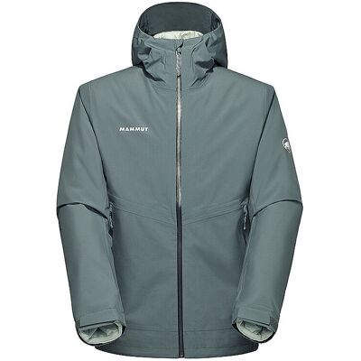 Mammut Giacca da trekking da uomo Alto Light 3 in 1 HS con cappuccio argento XL Mammut Giacca da trekking da uomo Alto Light 3 in 1 HS con cappuccio argento XL