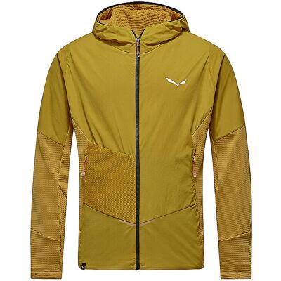 Salewa Giacca in pile da uomo Pedroc PL Wind Hoodie senape XL Salewa Giacca in pile da uomo Pedroc PL Wind Hoodie senape XL