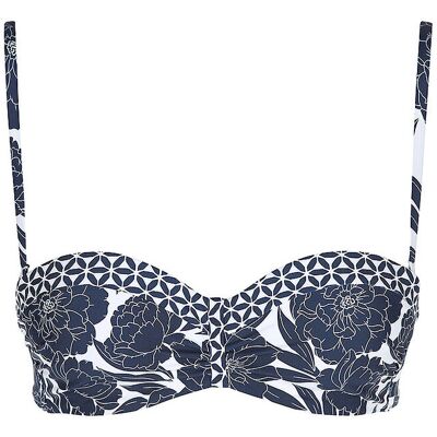Sunseeker Bikinioberteil da donna con ferretto a fascia blu 42D Sunseeker Bikinioberteil da donna con ferretto a fascia blu 42D