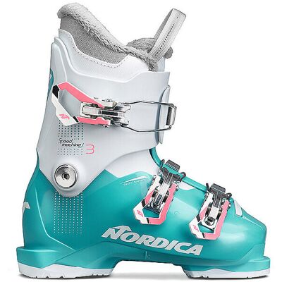 Nordica Speedmachine J 3 Scarpe da Sci Ragazza Azzurro Bianco Rosa Nordica Speedmachine J 3 Scarpe da Sci Ragazza Azzurro Bianco Rosa