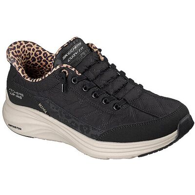 Skechers Sneaker Slip-ins da donna: Contour Foam - Cozy Fit Leopard Dream nero 41 Skechers Sneaker Slip-ins da donna: Contour Foam - Cozy Fit Leopard Dream nero 41