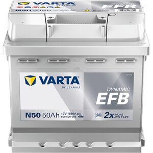 VARTA Batteria Auto 50Ah 550A N50 Dynamic Efb 207X175x190 Mm VARTA Batteria Auto 50Ah 550A N50 Dynamic Efb 207X175x190 Mm