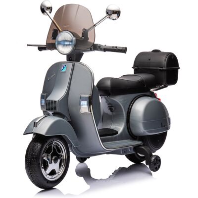 vespa Piaggio PX150 Full Elettrica 12V per Bambini Grigio... vespa Piaggio PX150 Full Elettrica 12V per Bambini Grigio...