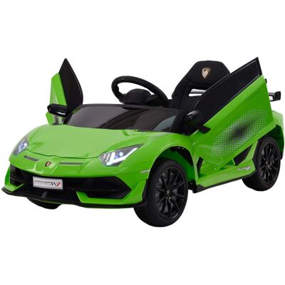 lamborghini Macchina Elettrica per Bambini 12V con Licenza Aventador SVJ Small Verde... lamborghini Macchina Elettrica per Bambini 12V con Licenza Aventador SVJ Small Verde...