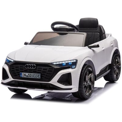 audi Macchina Elettrica per Bambini 12V Licenza Ufficiale SQ8 E-Tron con Telecomando e Sedile Pelle Bianco... audi Macchina Elettrica per Bambini 12V Licenza Ufficiale SQ8 E-Tron con Telecomando e Sedile Pelle Bianco...