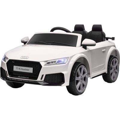 audi Macchina Elettrica per Bambini 12V con Licenza TT Bianco... audi Macchina Elettrica per Bambini 12V con Licenza TT Bianco...