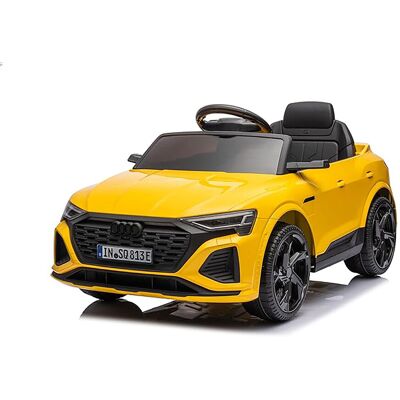 audi Macchina Elettrica per Bambini 12V Licenza Ufficiale SQ8 E-Tron con Telecomando e Sedile Pelle Giallo... audi Macchina Elettrica per Bambini 12V Licenza Ufficiale SQ8 E-Tron con Telecomando e Sedile Pelle Giallo...