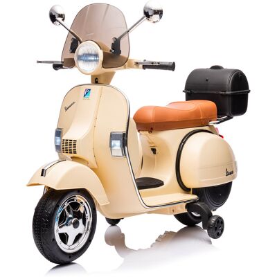 vespa Piaggio PX150 Full Elettrica 12V per Bambini Crema... vespa Piaggio PX150 Full Elettrica 12V per Bambini Crema...