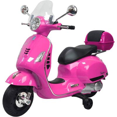 vespa Piaggio GTS Elettrica 12V con Bauletto per Bambini Rosa... vespa Piaggio GTS Elettrica 12V con Bauletto per Bambini Rosa...