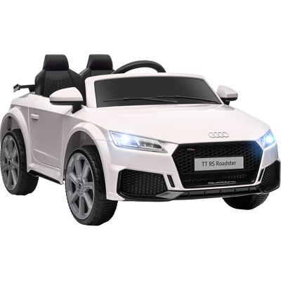 audi Macchina Elettrica per Bambini 12V con Licenza TT Bianco... audi Macchina Elettrica per Bambini 12V con Licenza TT Bianco...