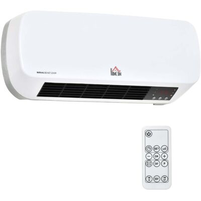 giordanoshop Stufa Elettrica da Parete 45x18,6x11,5 cm con Telecomando Bianco... giordanoshop Stufa Elettrica da Parete 45x18,6x11,5 cm con Telecomando Bianco...